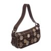 Image 2 : Celine Dark Brown Leather Eurodyssey Coin Collection Limited Edition Shoulder Ha