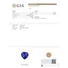 Image 4 : GIA Cert 18.48 ctw Tanzanite and Diamond Pendant With Chain - 14KT White Gold