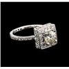 Image 1 : 1.80 ctw Diamond Ring - 14KT White Gold