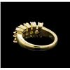 Image 3 : 14KT Yellow Gold 1.28 ctw Diamond Ring