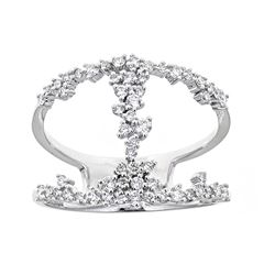 0.51 ctw Diamond Ring - 18KT White Gold