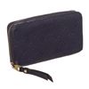 Image 2 : Louis Vuitton Blue Empreinte Leather Monogram Zippy Wallet