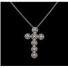 0.28 ctw Diamond Pendant With Chain