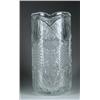 Image 1 : FINE LARGE CUT GLASS VASE.