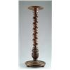 Image 1 : TALL CARVED WOOD PEDESTAL.