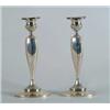 Image 1 : PAIR OF WEIGHTED STERLING CANDLESTICKS BY TIFFANY & CO.