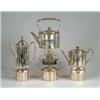 Image 1 : OUTSTANDING SIX PIECE STERLING SILVER COFFEE AND TEA SET BY TIFFANY & CO.