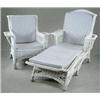 Image 1 : TWO PIECE WICKER SET.