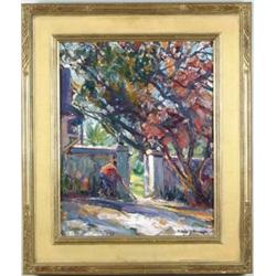 EMILE ALBERT GRUPPE (American, 1896-1978) “THE GATE HOUSE”.