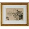 Image 1 : EMILE ALBERT GRUPPE (American, 1896-1978) HARBOR SKETCH.