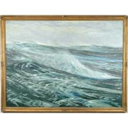 CHARLES HERBERT WOODBURY (American, 1864-1940) “HURRICANE 1922”.