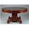 Image 1 : OUTSTANDING MAHOGANY ROUND BANQUET TABLE.