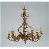 Image 1 : OUTSTANDING FRENCH STYLE BRONZE TWELVE BRANCH CHANDELIER.