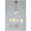 Image 1 : FINE CRYSTAL FOUR-BRANCH CHANDELIER.