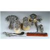 Image 1 : OUTSTANDING AND RARE 10-PIECE STERLING DRESSER SET WITH WOMEN’S HEADS.