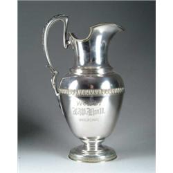 LARGE STERLING PITCHER TROPHY BY TIFFANY & CO.