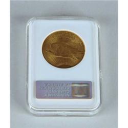 COIN: 1927 $20 ST. GAUDENS GOLD PIECE.