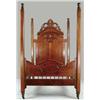 Image 1 : OUTSTANDING VICTORIAN CARVED WALNUT HIGH POST BED.