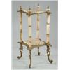 Image 1 : FINE BRONZE AND ONYX TWO TIER STAND.
