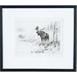 CARL CLEMENS MORITZ RUNGIUS (American, 1869-1959) “THE RIVALS”.