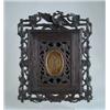 Image 1 : CARVED BLACK FOREST WALL CABINET.