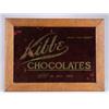 Image 1 : REVERSE ON GLASS SIGN FOR KIBBE CHOCOLATES.