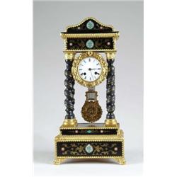 EMPIRE STYLE MANTLE CLOCK.