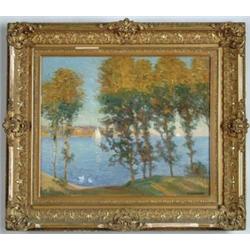 M. DELAUNEY (19th/20th Century) SUMMER SAIL.