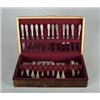 Image 1 : 72-PIECE STERLING CASED FLATWARE SET BY STIEFF IN THE “ROSE” PATTERN.