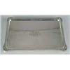 Image 1 : STERLING SILVER FOOTED RECTANGULAR TRAY.
