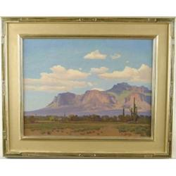 GUSTAVE F. LILJESTROM (American, 1882-1958) DESERT VISTA.