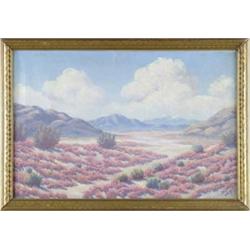 CHARLES WESLEY NICHOLSON (American, 1886-1965) DESERT FLOWERS.