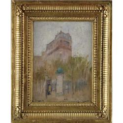 PAUL CORNOYER (American, 1864-1923) PARIS STREET SCENE.