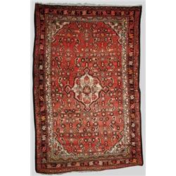 ORIENTAL HAMADAN RUG.