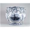 Image 1 : OUTSTANDING AND LARGE DELFT JARDINIÈRE.