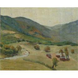 ALSON SKINNER CLARK (American, 1876-1949) VALLEY FARM.