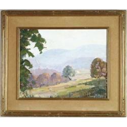 CHAUNCEY FOSTER RYDER (American, 1868-1949) MISTY MORNING.