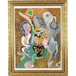 GEORGE POCHEPTSOV (American, 1992- ) “ELEPHANT DANCE”.