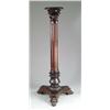 Image 1 : TALL CARVED MAHOGANY PEDESTAL.