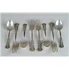 Image 1 : 49-PIECE PARTIAL STERLING FLATWARE SET “KINGS COURT” BY FRANK WHITING CO.