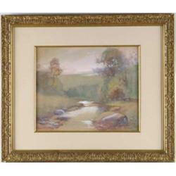 JOHN FRANCIS MURPHY (American, 1853-1921) SUMMER STREAM.