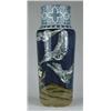Image 1 : ART POTTERY TALL VASE WITH BIRDS, FLOWERS AND BUTTERFLIES.