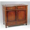 Image 1 : GEORGE III INLAID MAHOGANY SIDE CABINET.