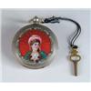 Image 1 : FINE ENAMEL DECORATED POCKET WATCH.