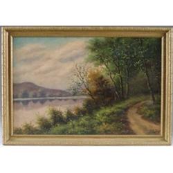 T. BAILEY (American, Early 20th Century) NEW HAMPSHIRE LANDSCAPE.