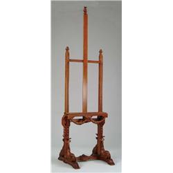 FINE MAHOGANY ARTIST’S EASEL.