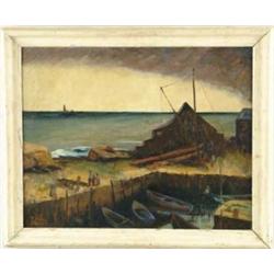 YARNELL ABBOTT (American, 1870-1938) “THE STORM”.