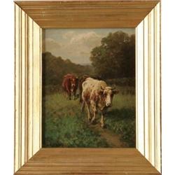 GEORGE ARTHUR HAYS (American, 1854-1945) “THE STRAGGLERS”.