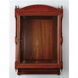 FINE MAHOGANY WALL CABINET.