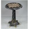 Image 1 : FINE MARBLE CHECKERBOARD STAND.